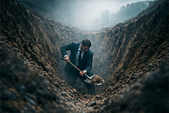 Если вы оказались в яме, перестаньте копать